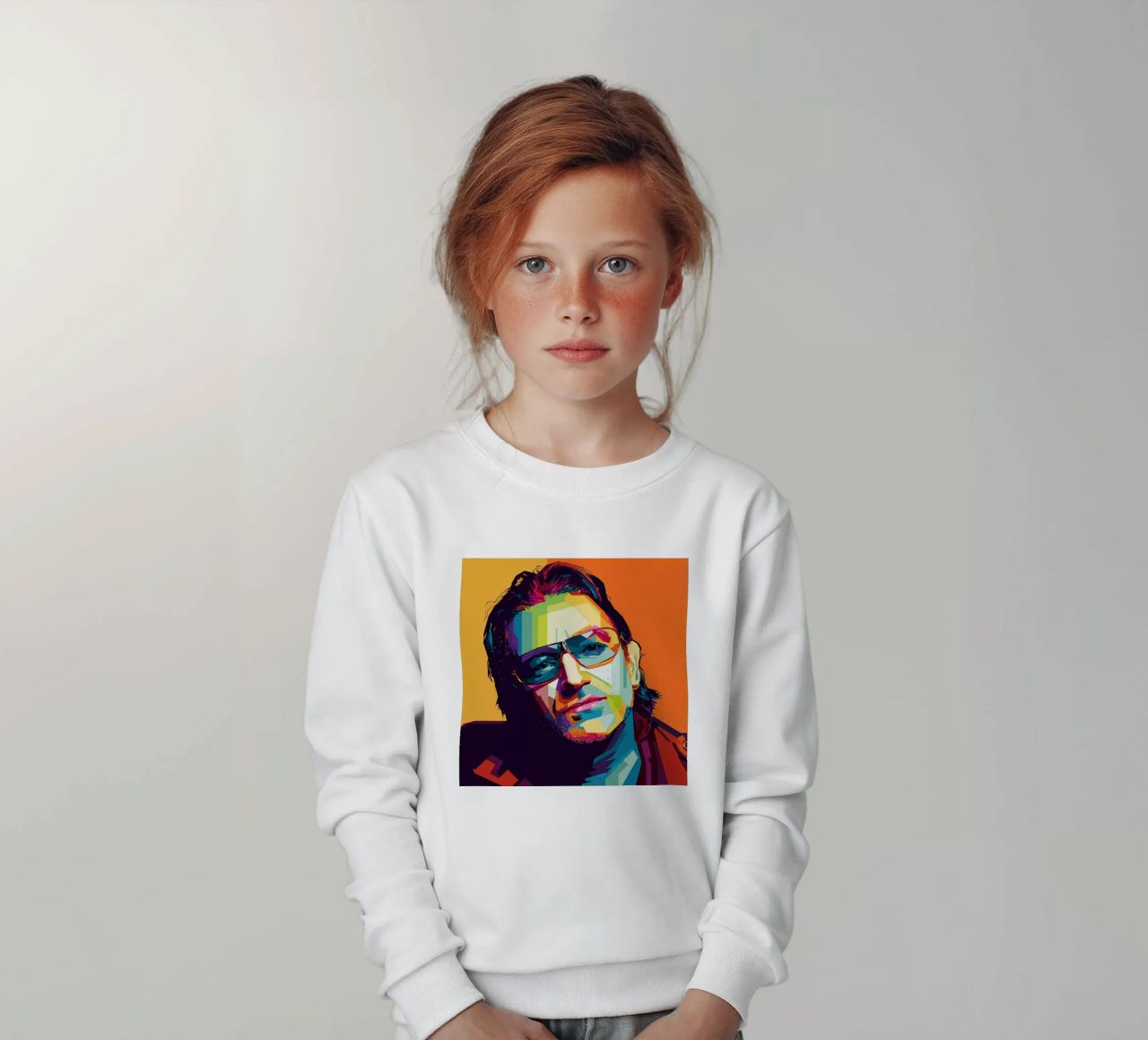Paul David Hewson WPAP felpa bambino da KP Artwork