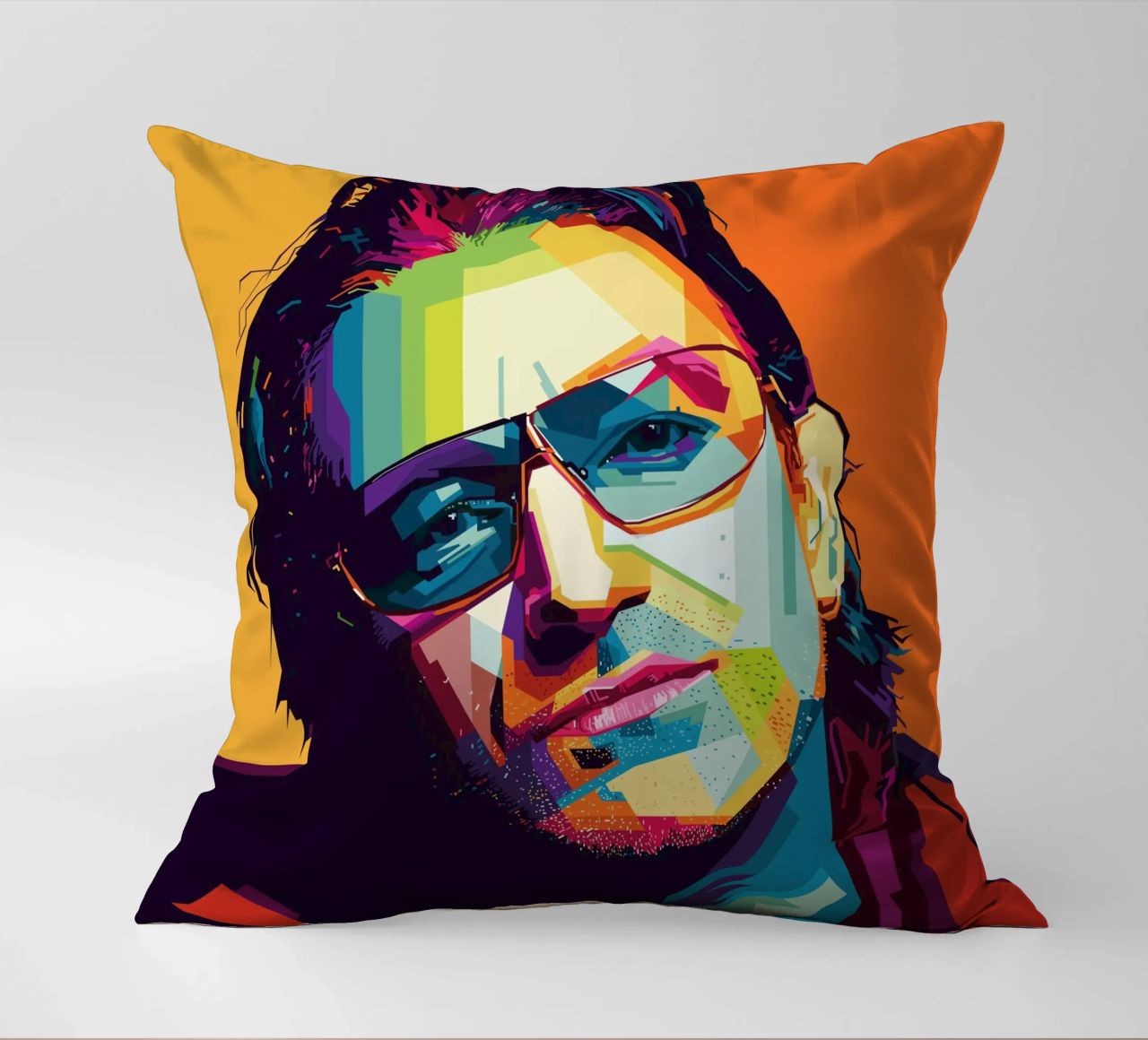 Paul David Hewson WPAP cuscino da KP Artwork