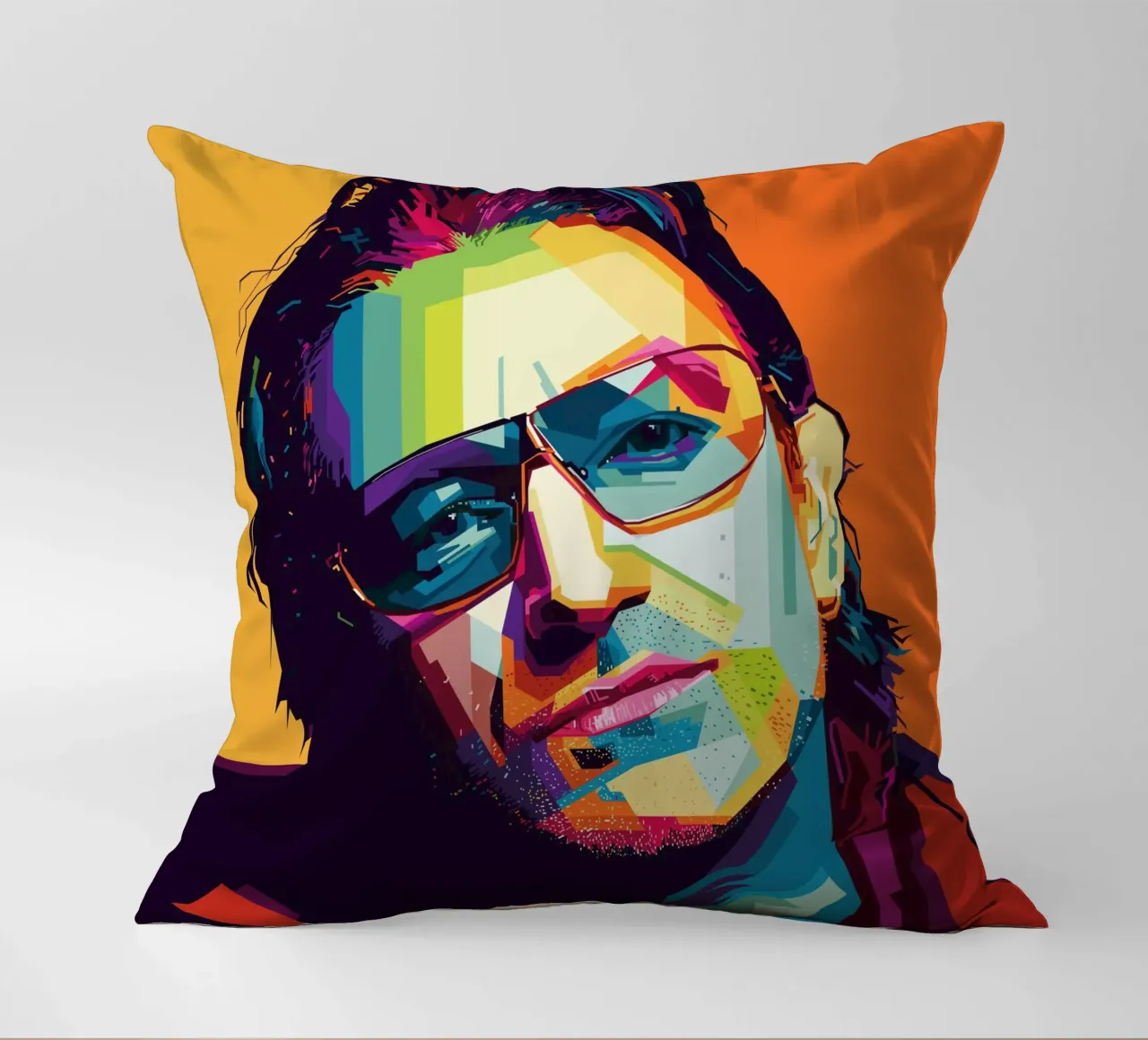 Paul David Hewson WPAP cojín de KP Artwork