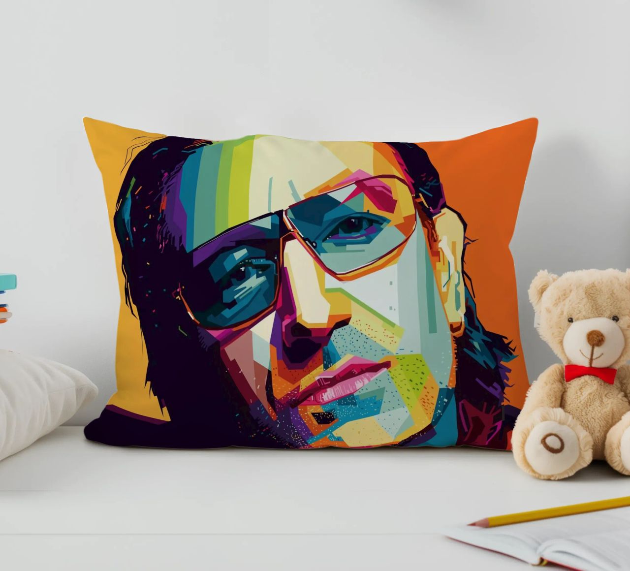 Paul David Hewson WPAP cuscino da KP Artwork