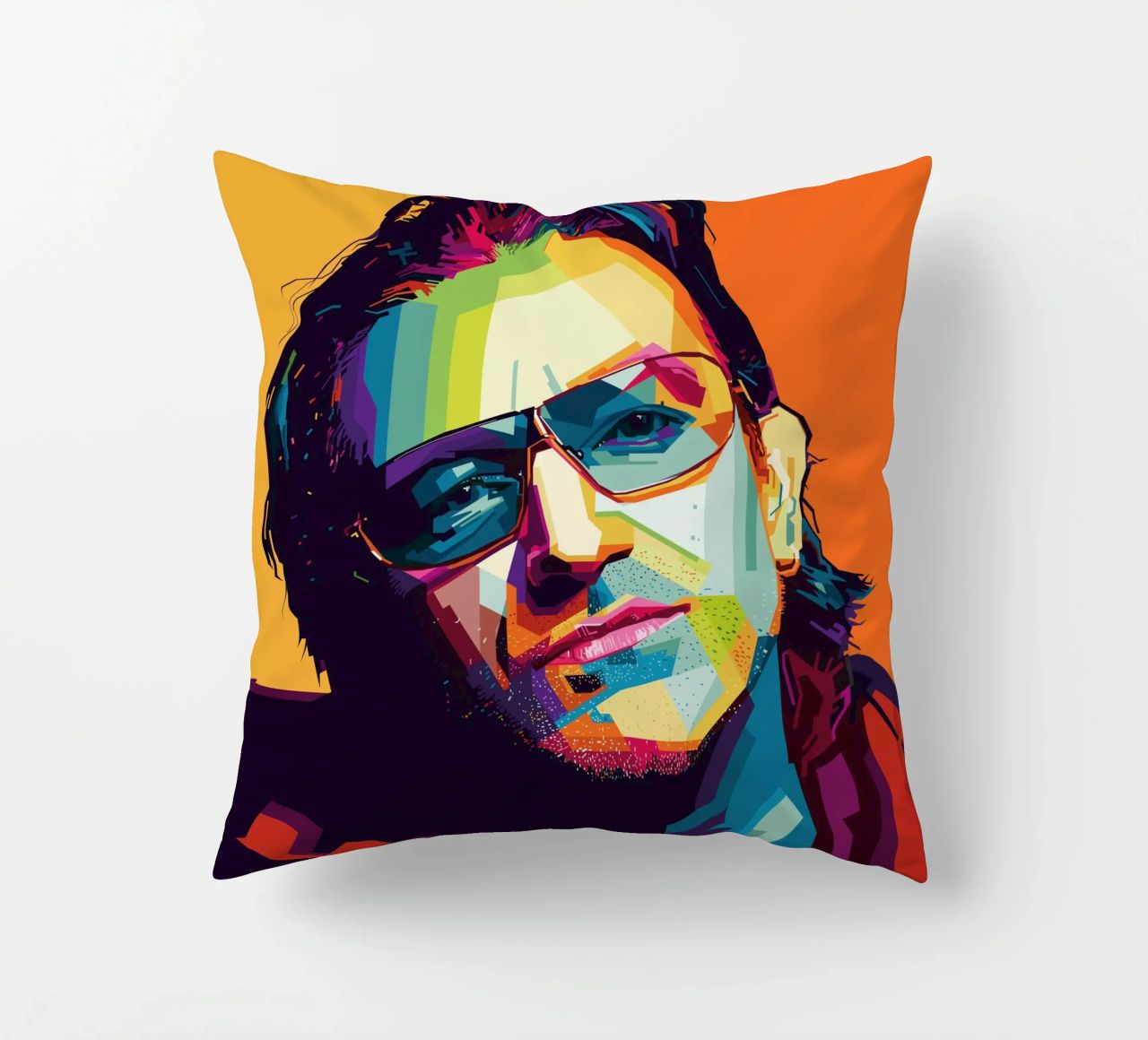 Paul David Hewson WPAP cuscino da KP Artwork