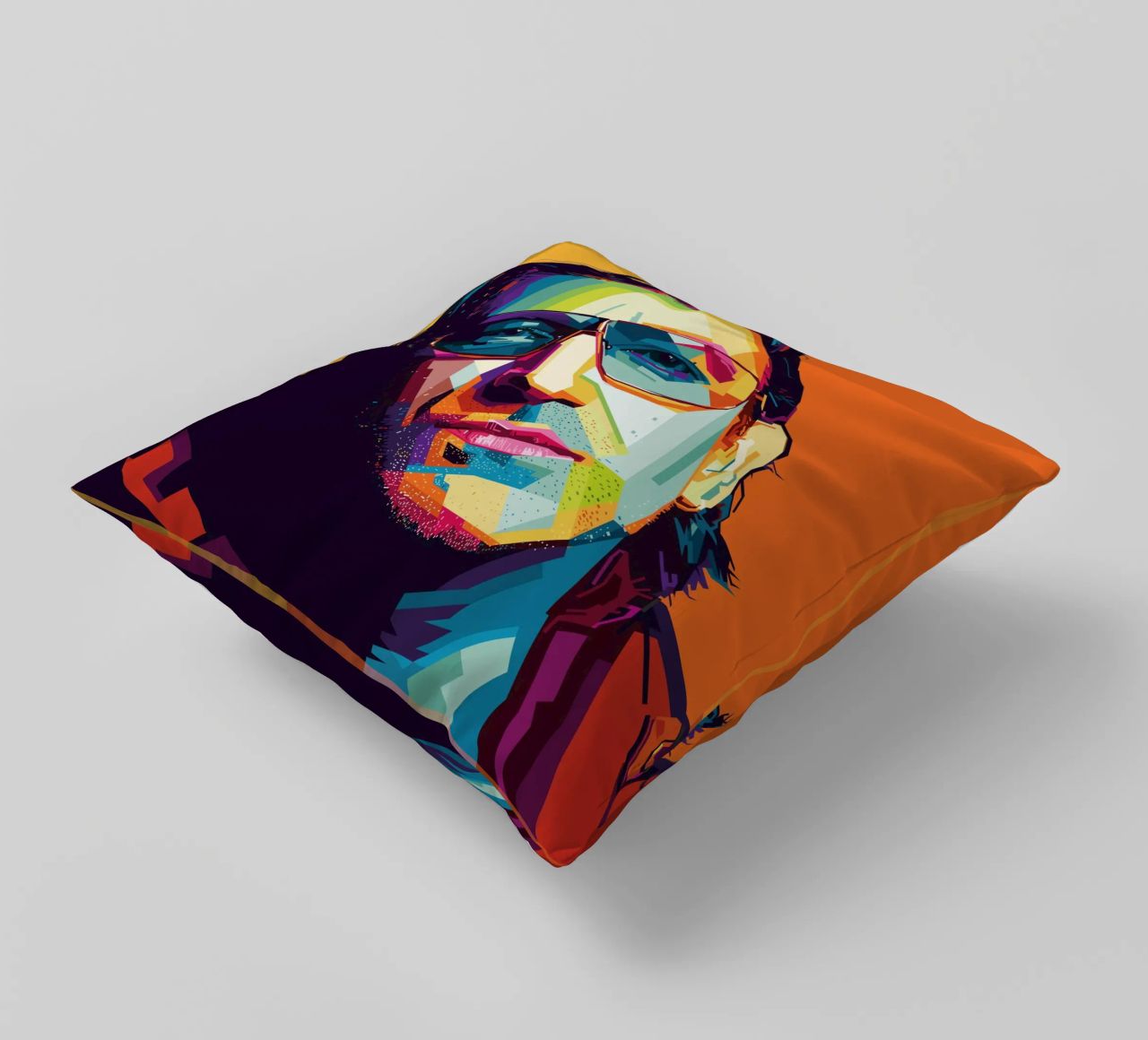 Paul David Hewson WPAP cuscino da KP Artwork