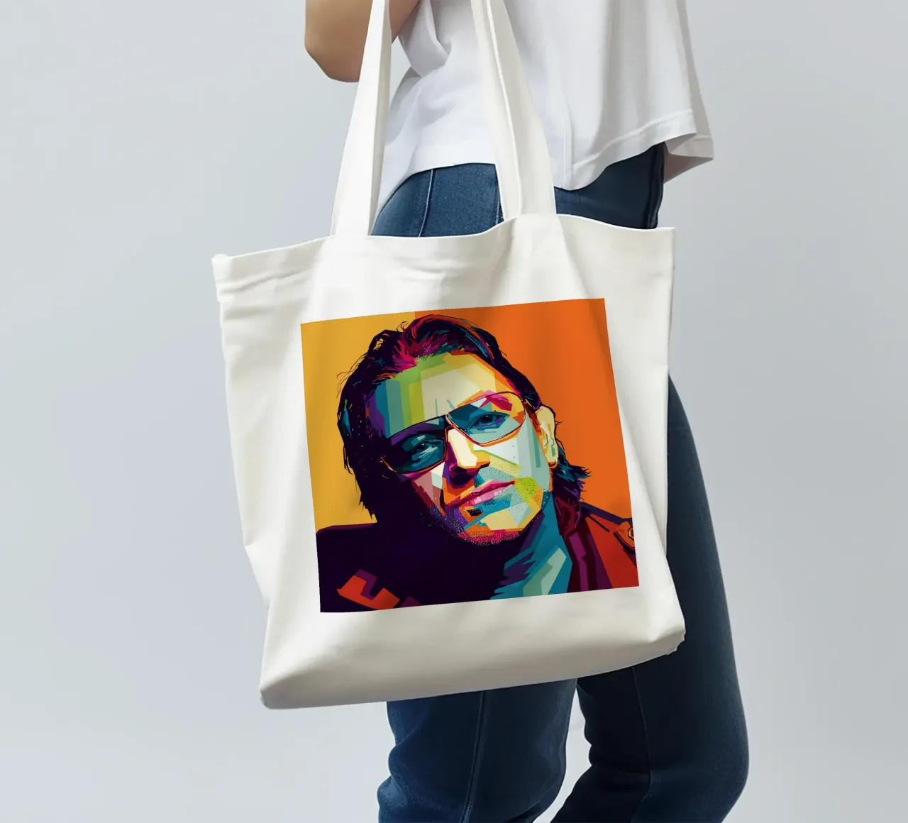 Paul David Hewson WPAP borsa in juta da KP Artwork