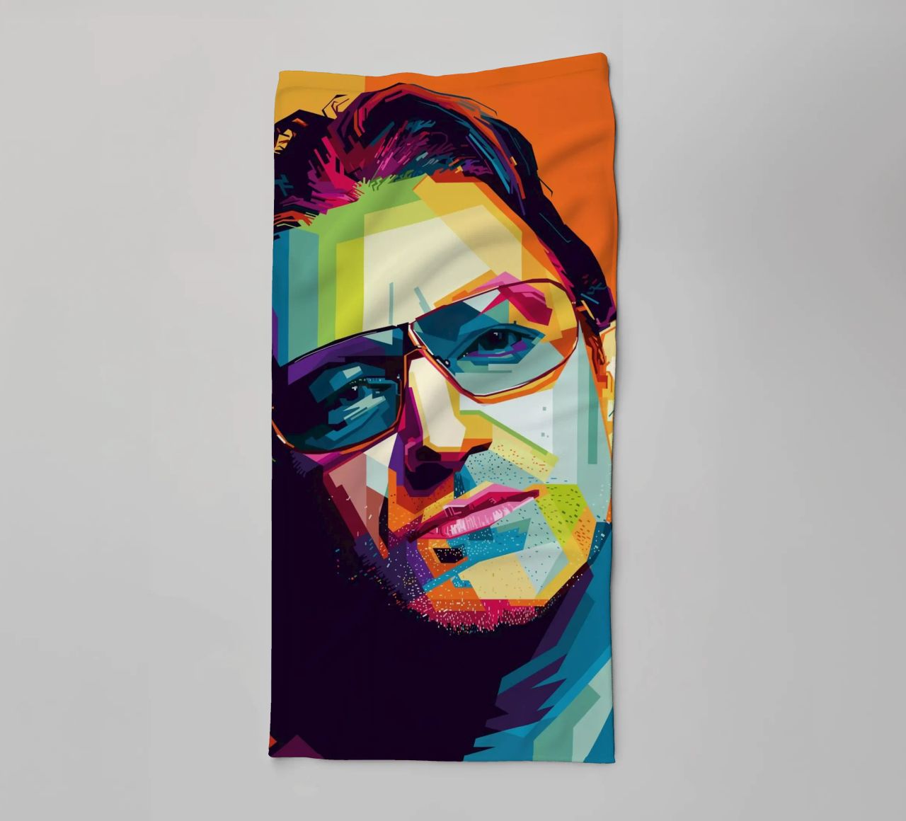 Paul David Hewson WPAP asciugamano da bagno da KP Artwork