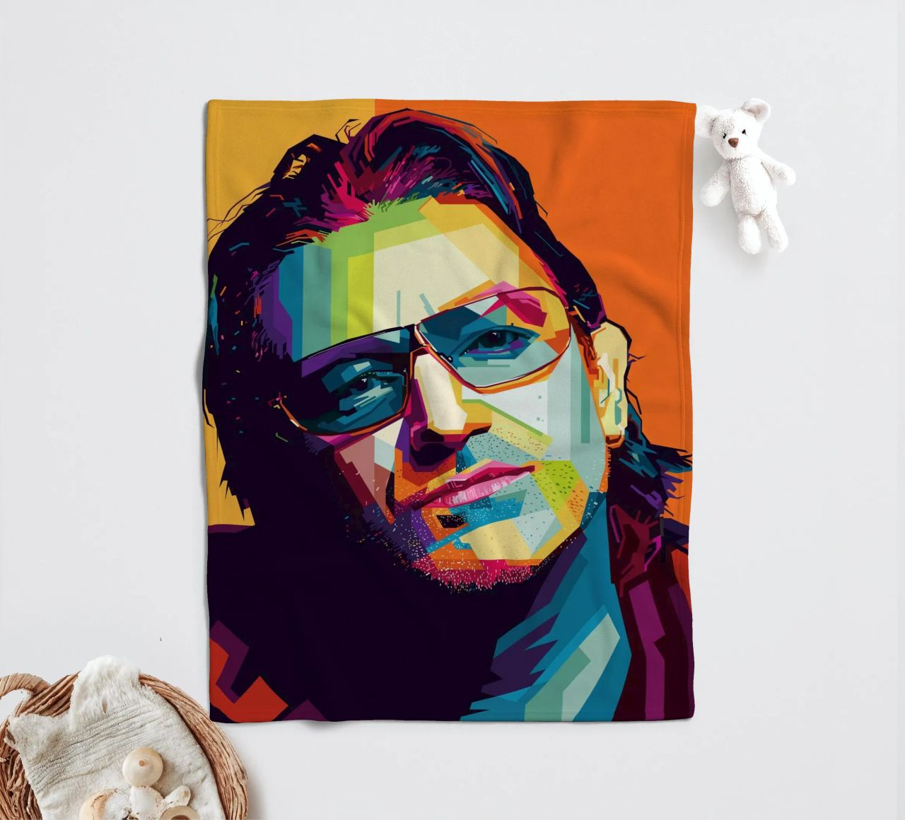 Paul David Hewson WPAP coperta in pile da KP Artwork