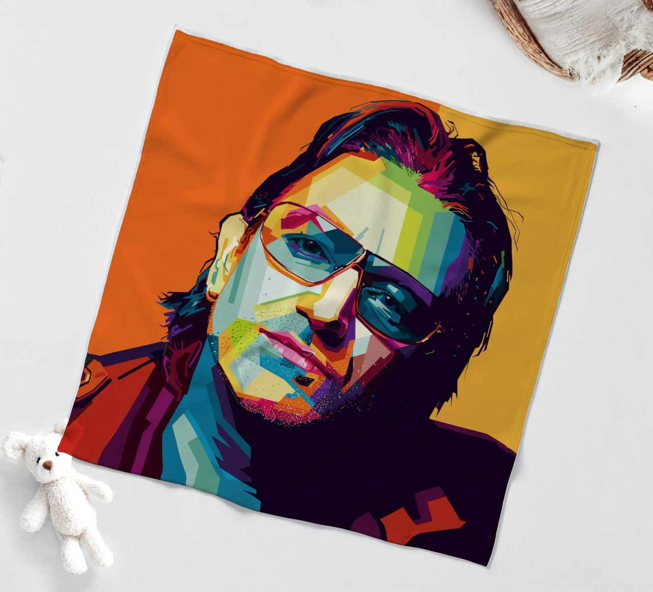 Paul David Hewson WPAP coperta in pile da KP Artwork