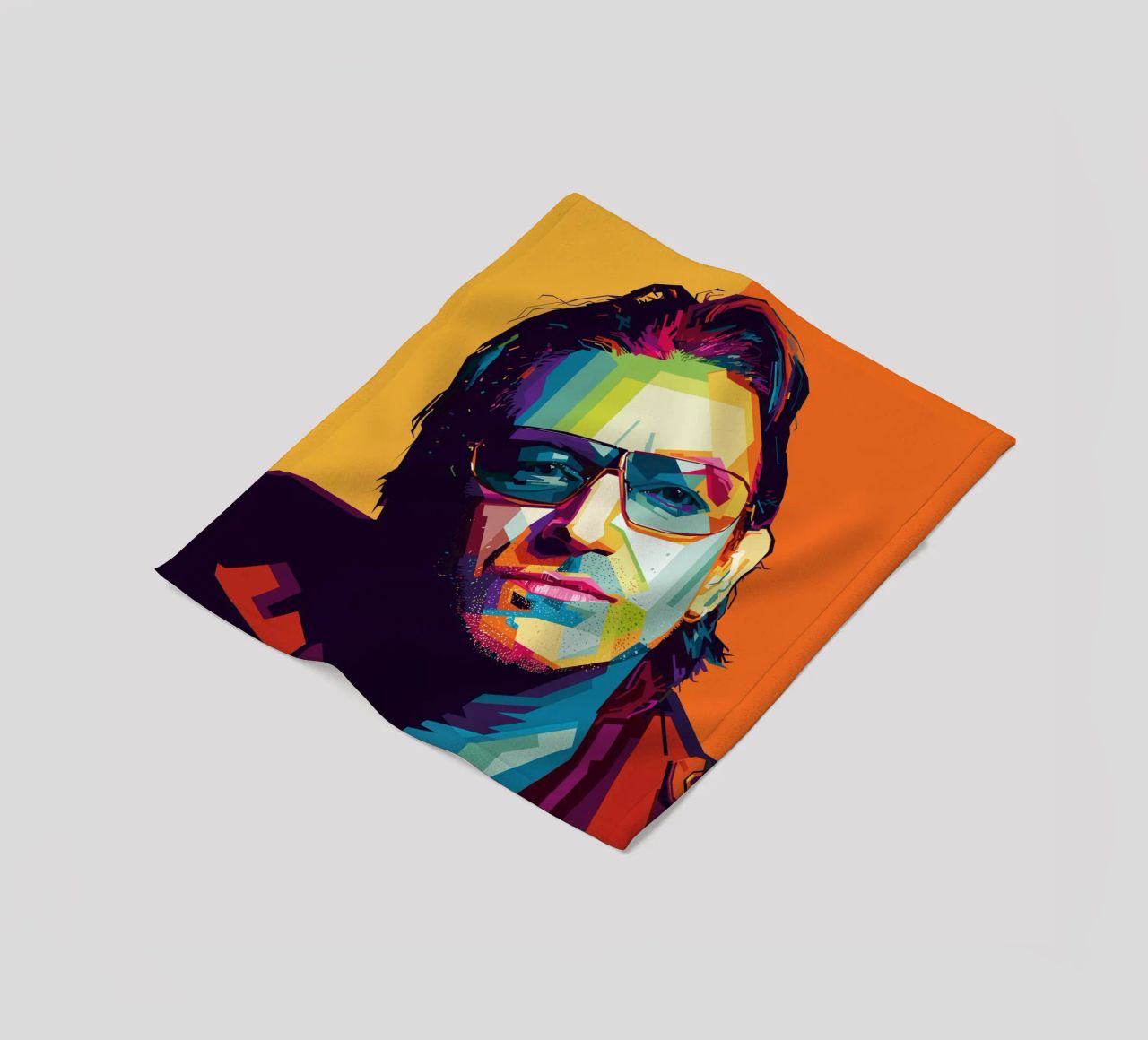 Paul David Hewson WPAP coperta in pile da KP Artwork