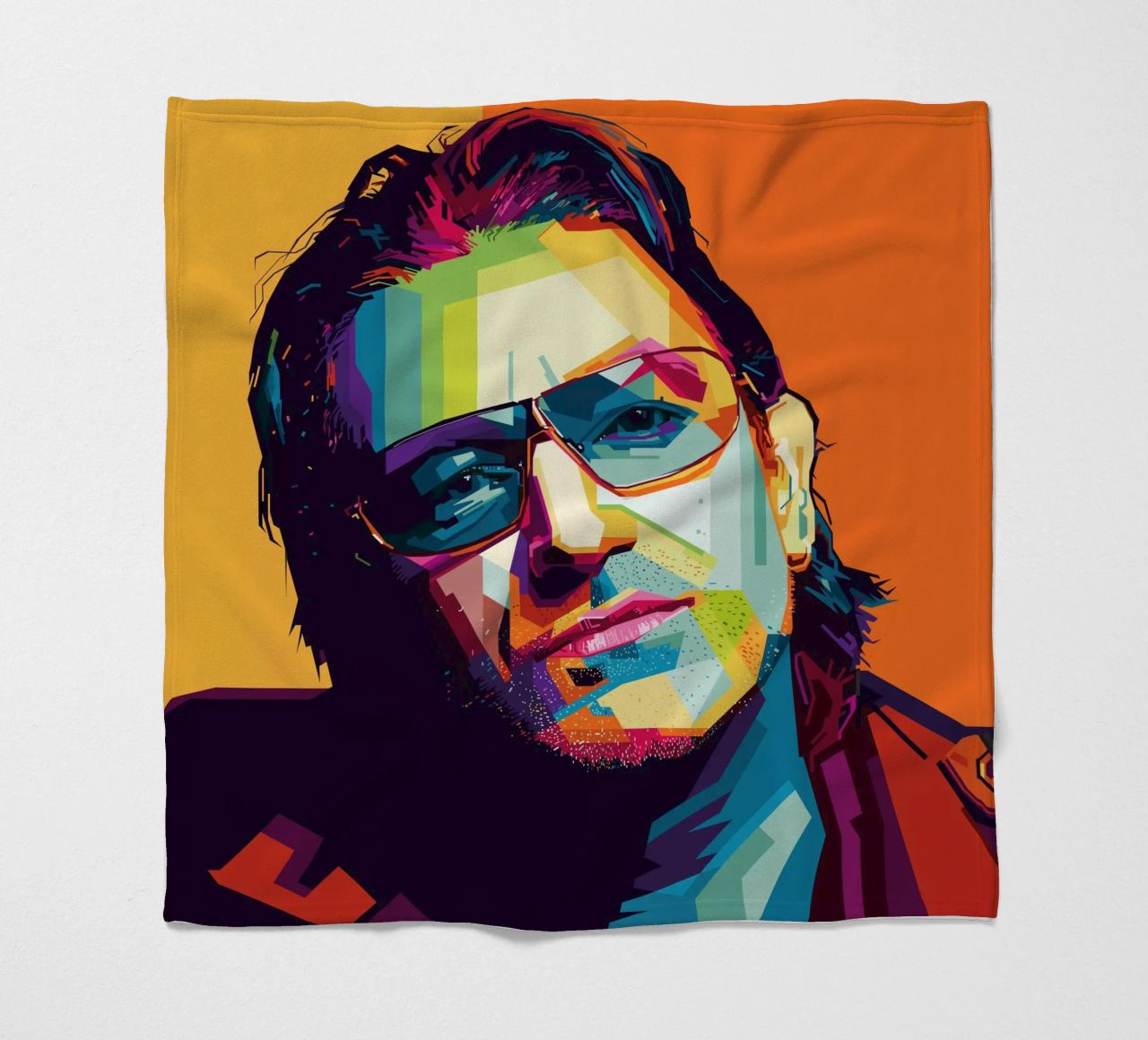 Paul David Hewson WPAP coperta in pile da KP Artwork