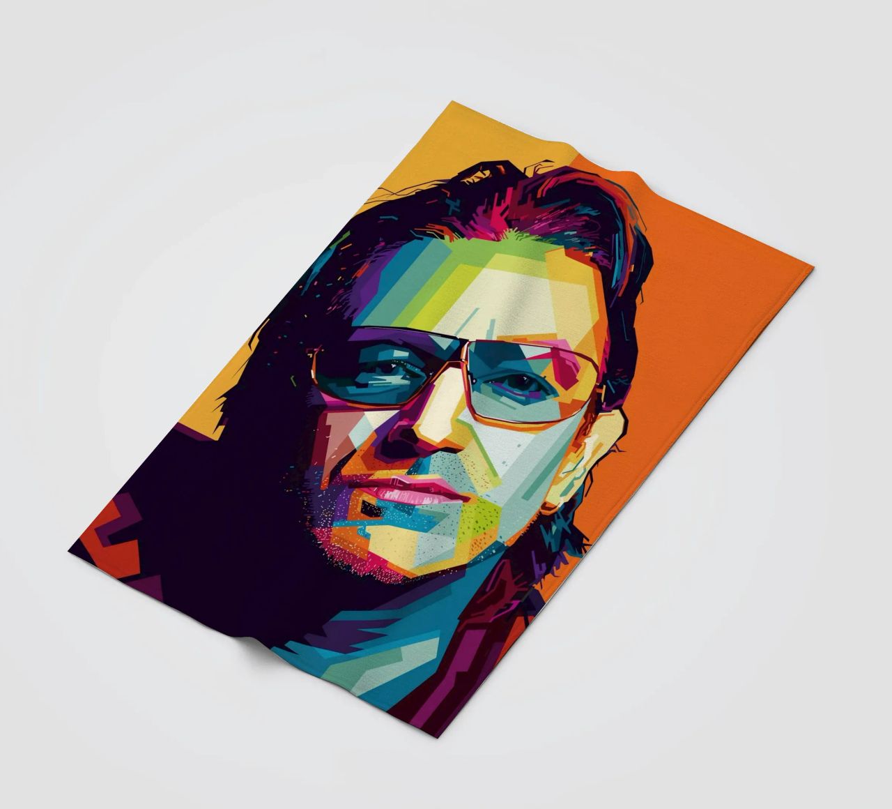 Paul David Hewson WPAP coperta in pile da KP Artwork