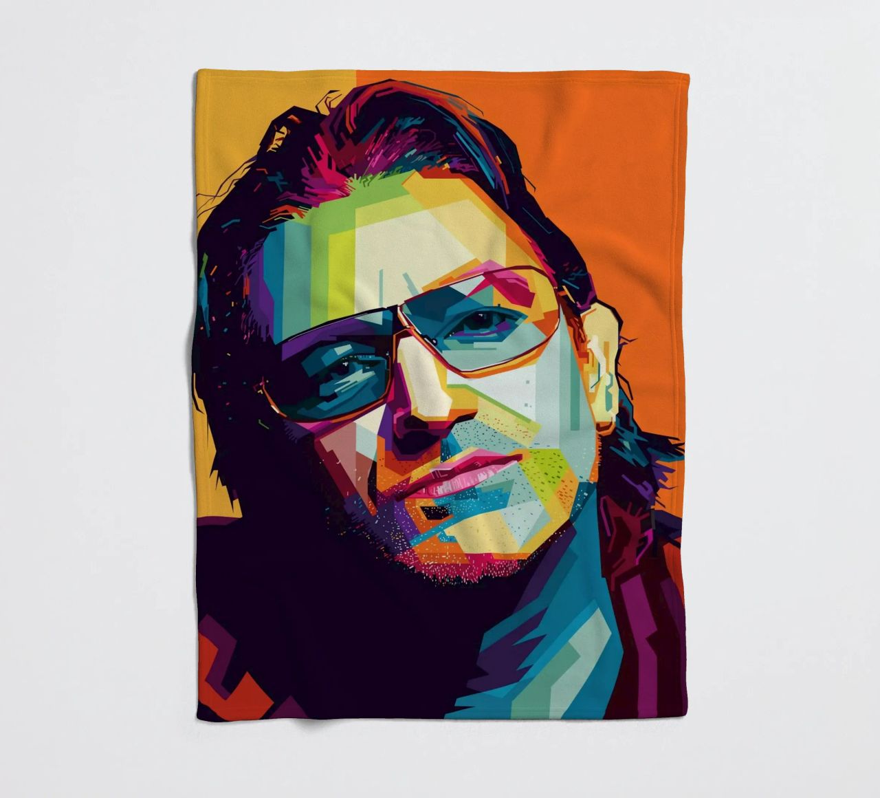Paul David Hewson WPAP coperta in pile da KP Artwork