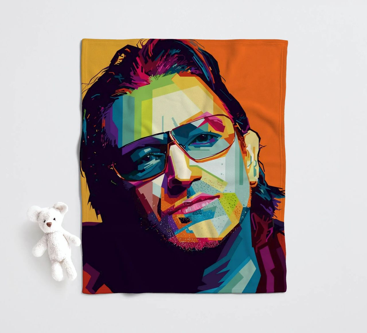 Paul David Hewson WPAP coperta in pile da KP Artwork
