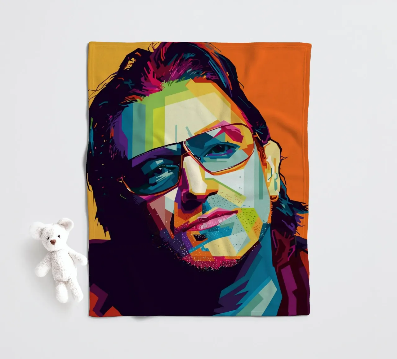 Paul David Hewson WPAP coperta in pile da KP Artwork