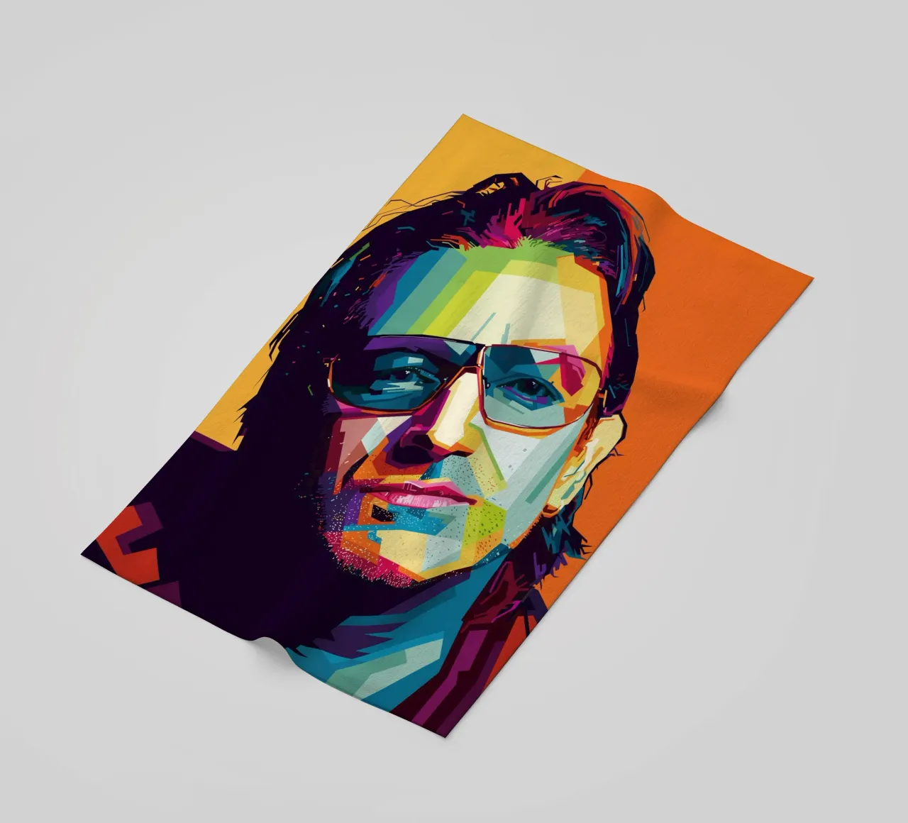 Paul David Hewson WPAP telo mare da KP Artwork