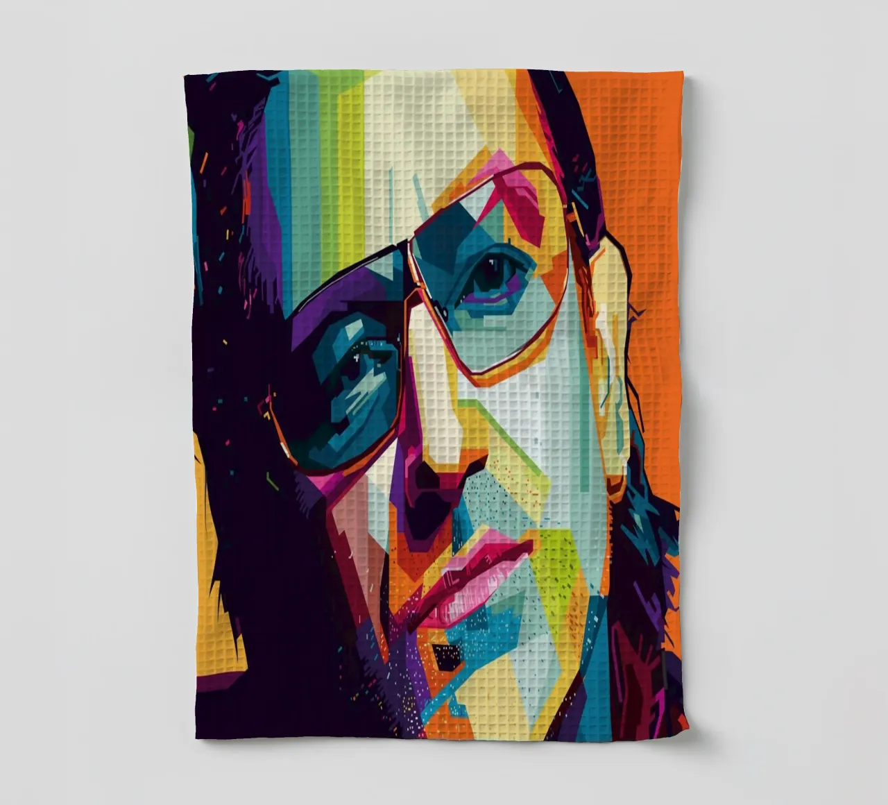 Paul David Hewson WPAP canovaccio da cucina da KP Artwork