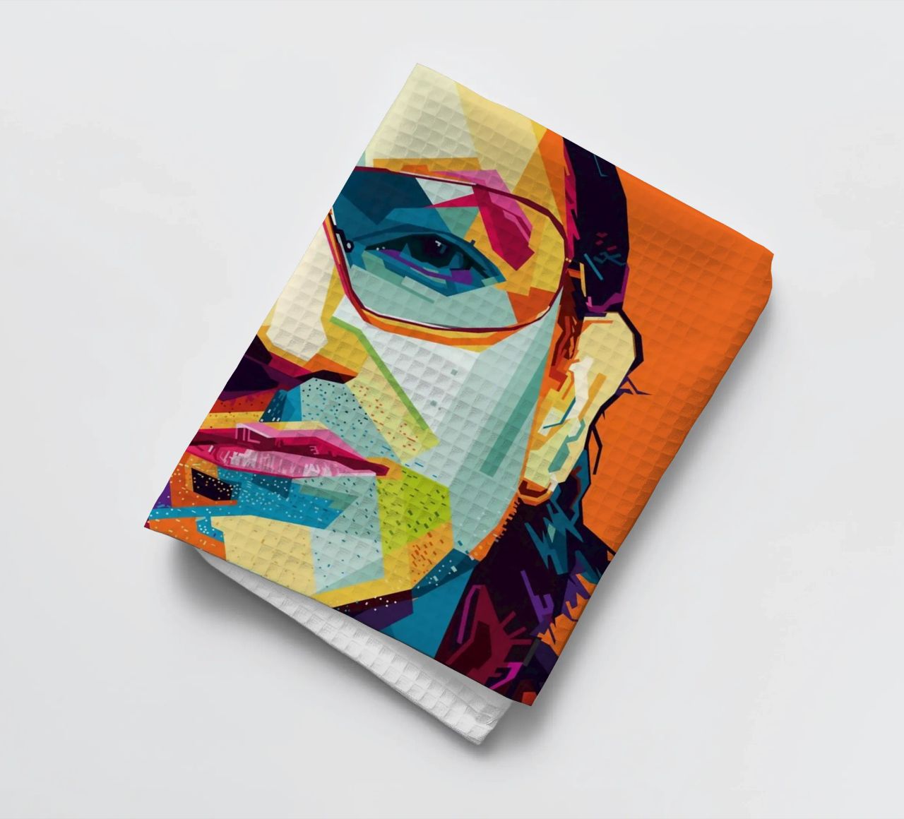 Paul David Hewson WPAP canovaccio da cucina da KP Artwork