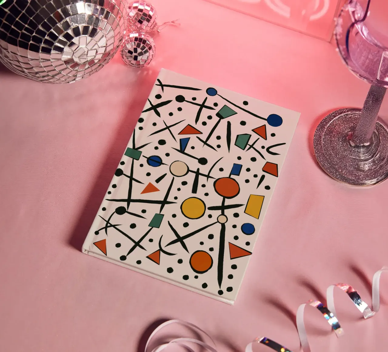 Geometric Compositions of Shapes and Lines notebook by Life of Pie