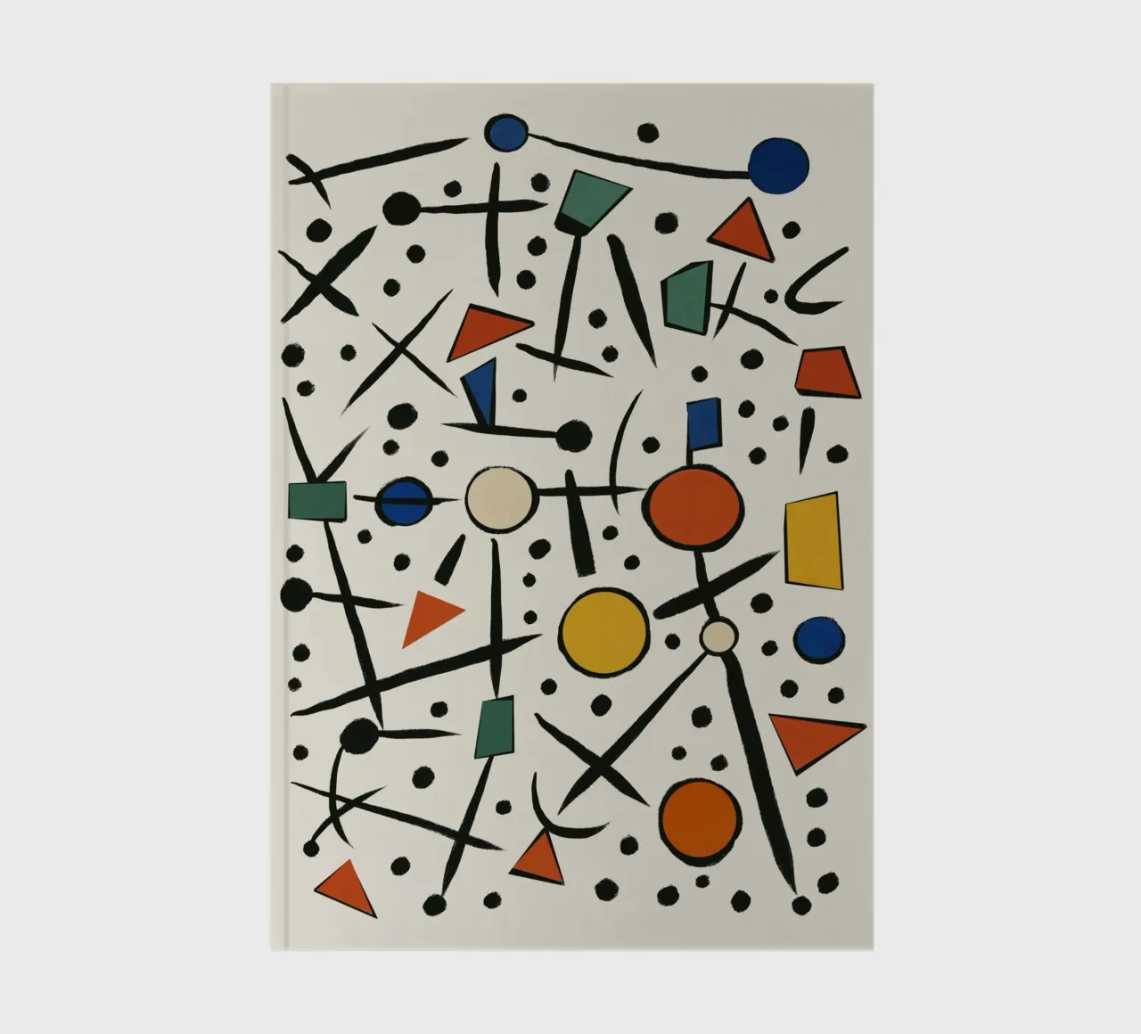 Geometric Compositions of Shapes and Lines notebook by Life of Pie