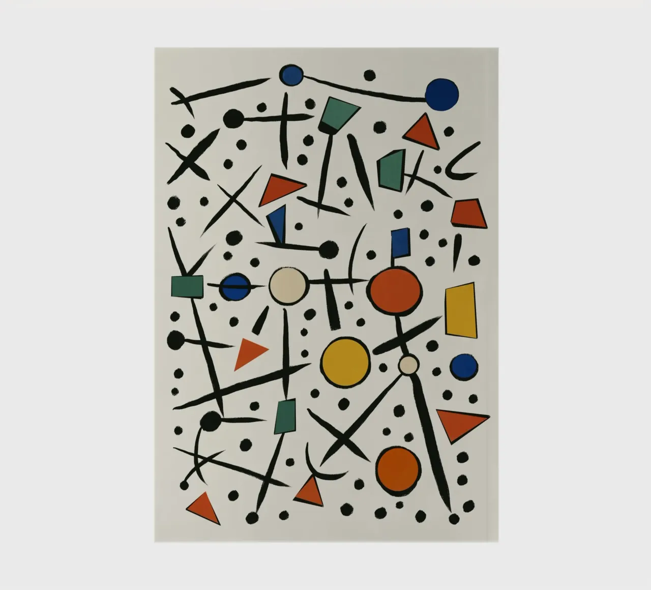 Geometric Compositions of Shapes and Lines notebook by Life of Pie