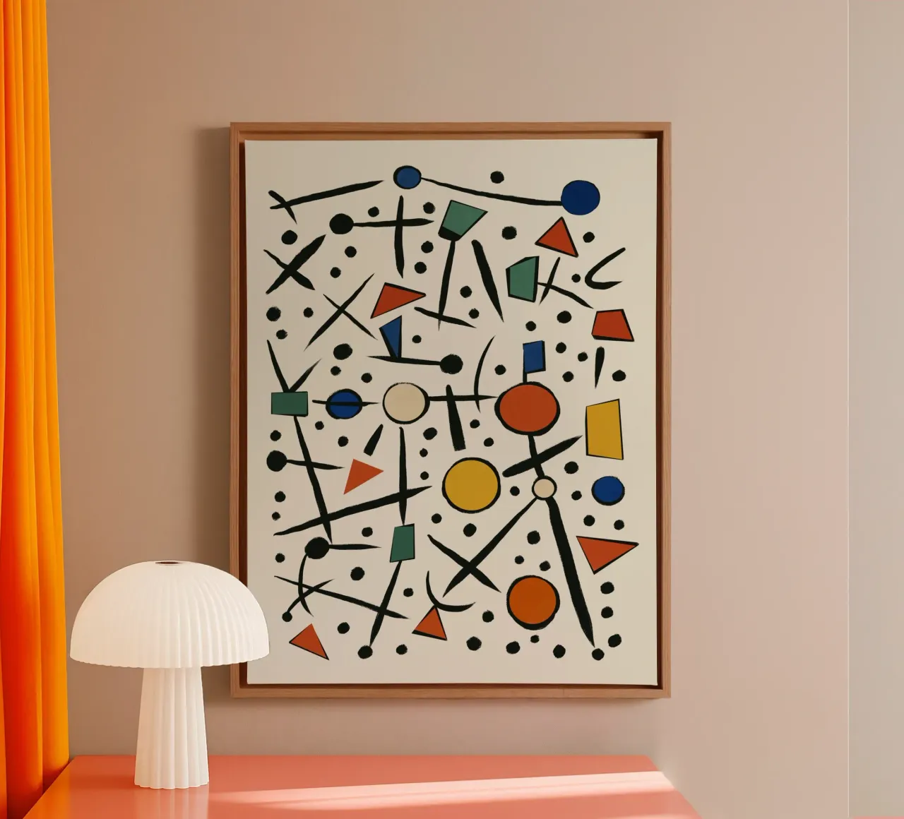 Geometric Compositions of Shapes and Lines canvas by Life of Pie