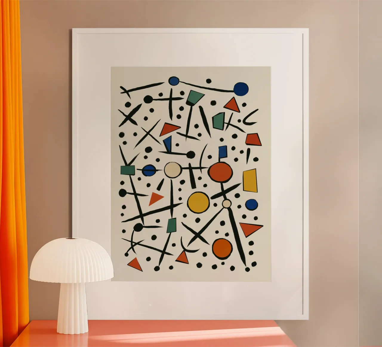 Geometric Compositions of Shapes and Lines hahnemühle by Life of Pie