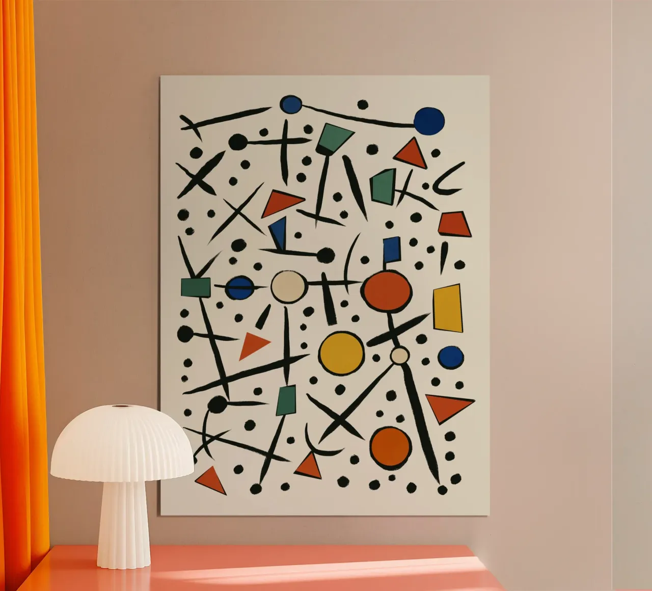 Geometric Compositions of Shapes and Lines hahnemühle by Life of Pie