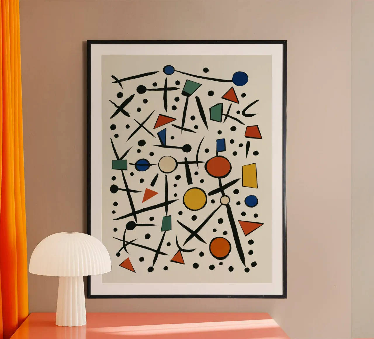 Geometric Compositions of Shapes and Lines hahnemühle by Life of Pie