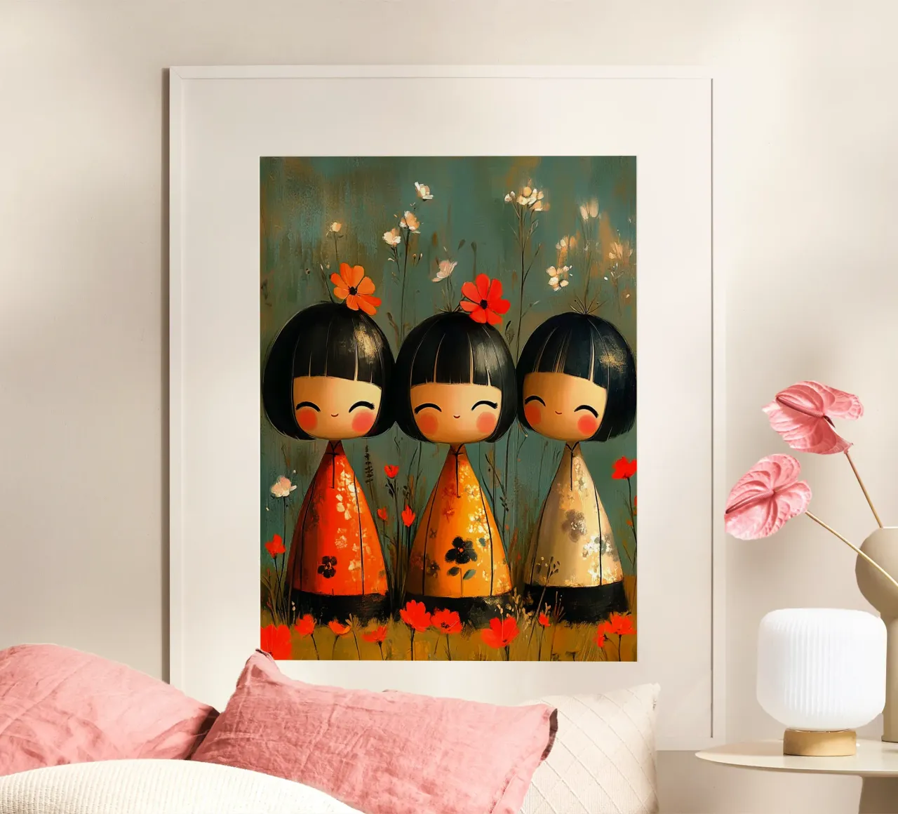 Kokeshis poster da Puschkinowa