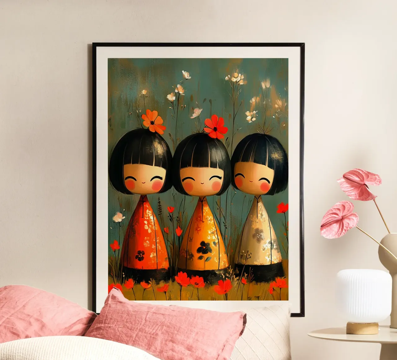 Kokeshis poster da Puschkinowa