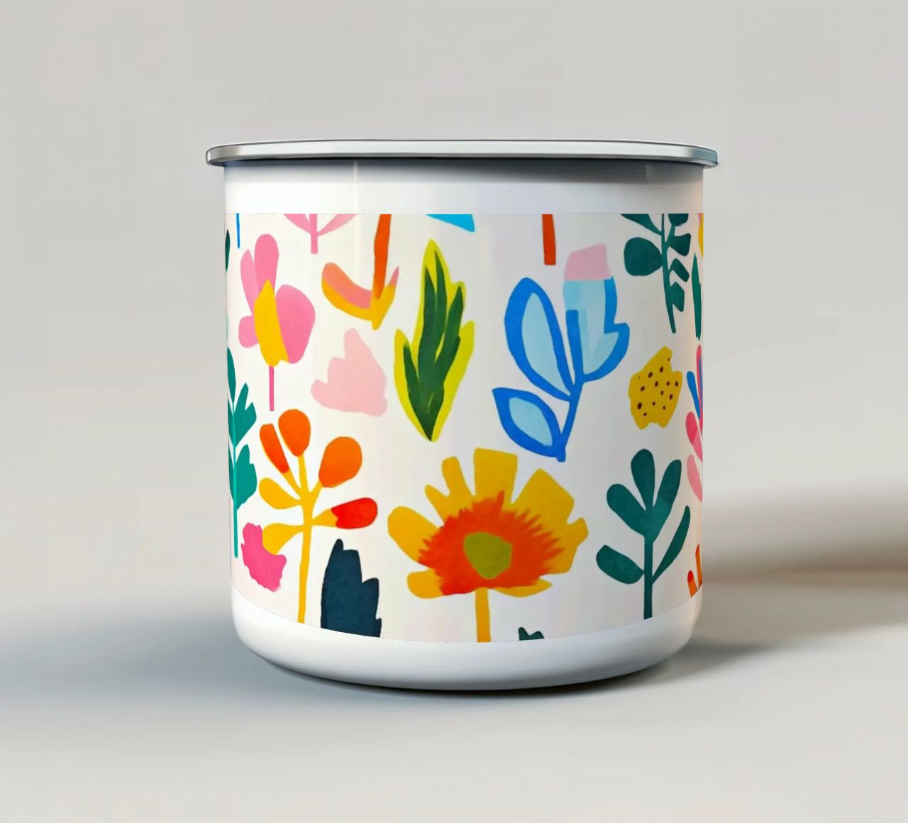 Groovy bloemen van Henri Matisse emaille mok van Andrea Haase Modern Home