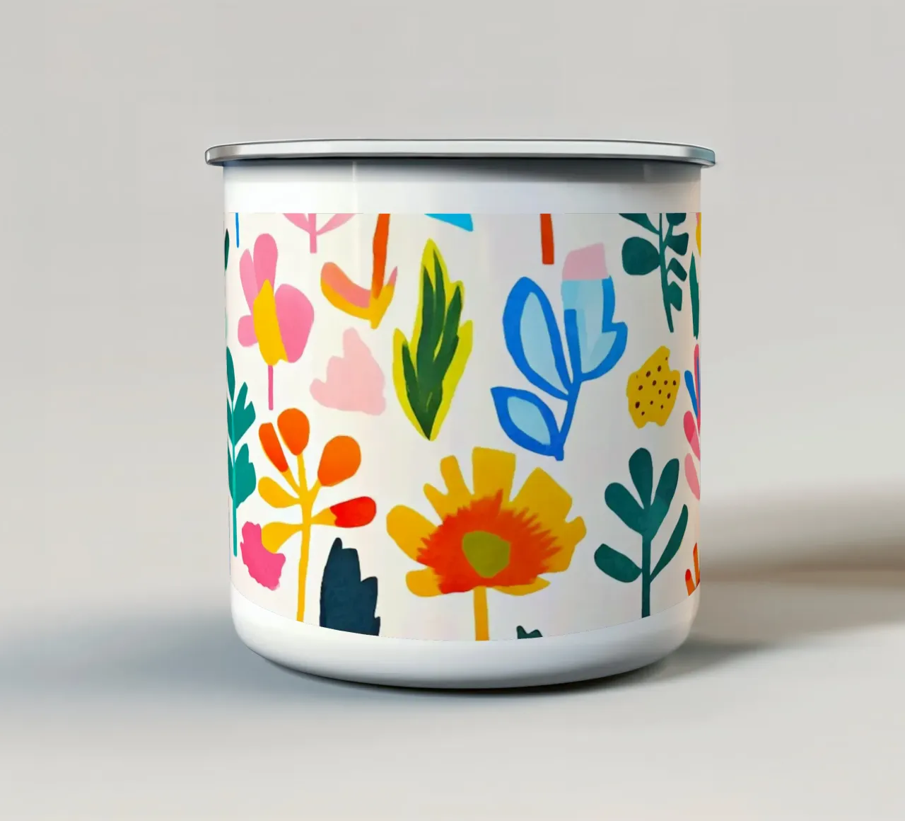 Fiori groovy di Henri Matisse tazza in smalto da Andrea Haase Modern Home