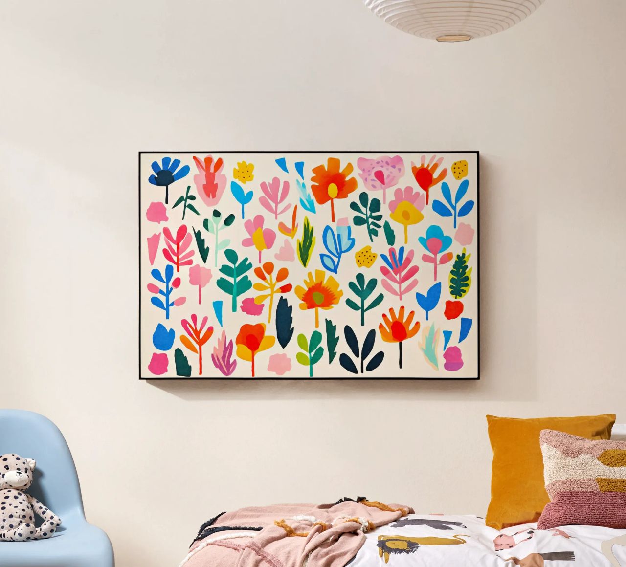Groovy bloemen van Henri Matisse acryl van Andrea Haase Modern Home