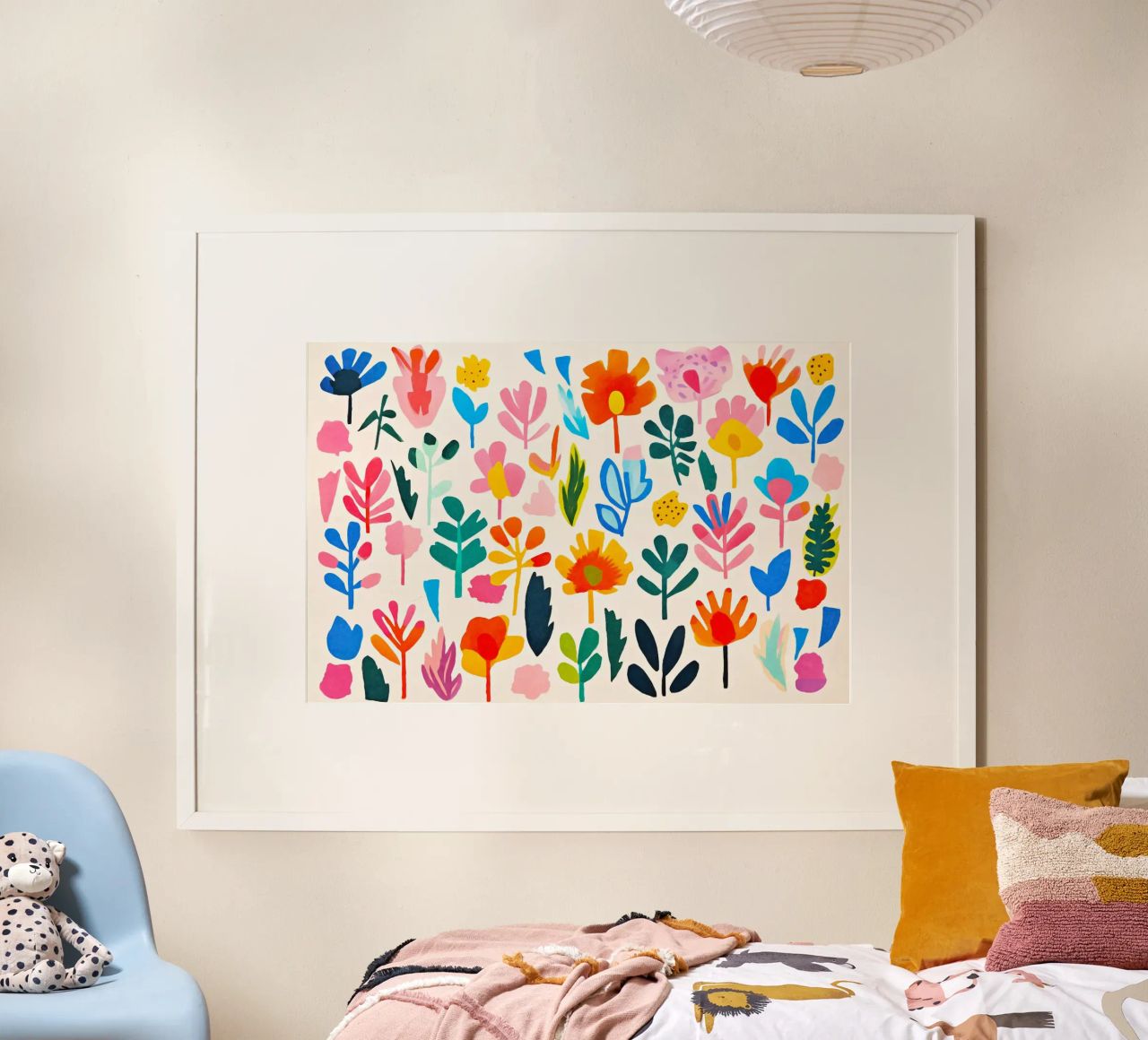 Fleurs Groovy Henri Matisse poster de Andrea Haase Modern Home