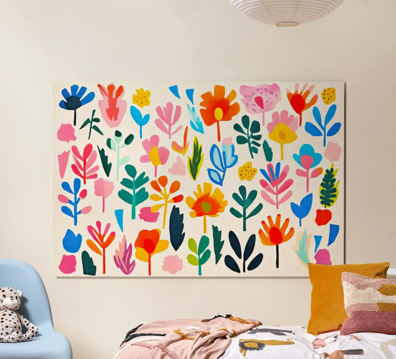 Fiori groovy di Henri Matisse poster con telaio in legno da Andrea Haase Modern Home