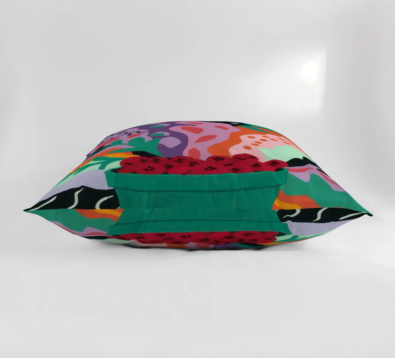 Patch di fragole astratte cuscino da Solace Light