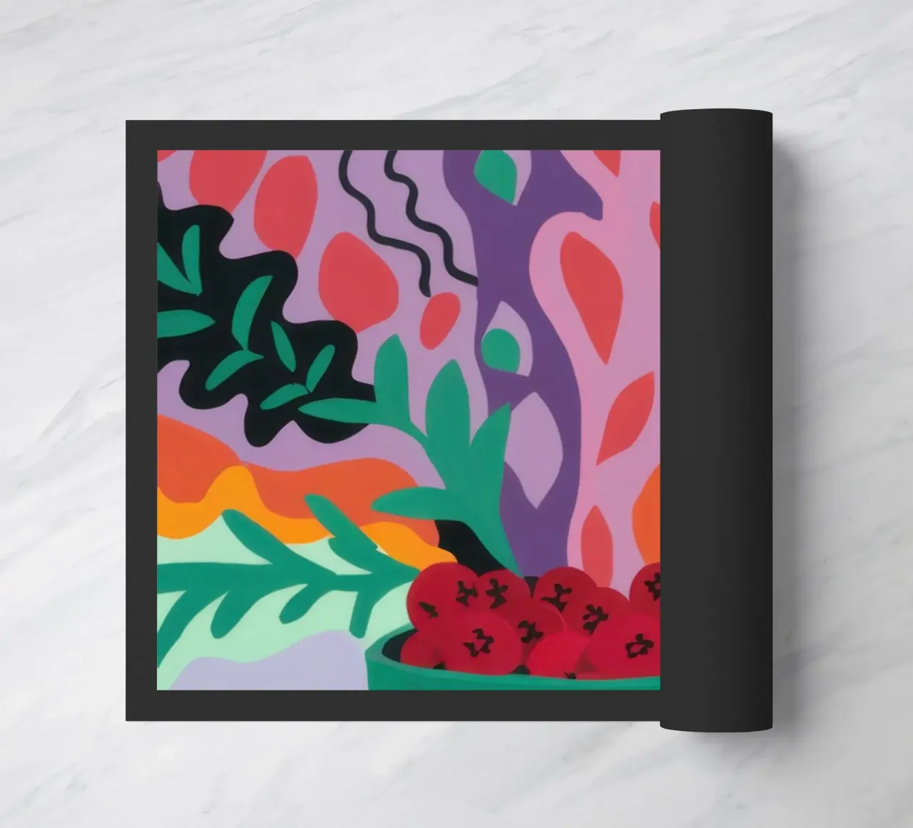 Patch di fragole astratte zerbino da Solace Light