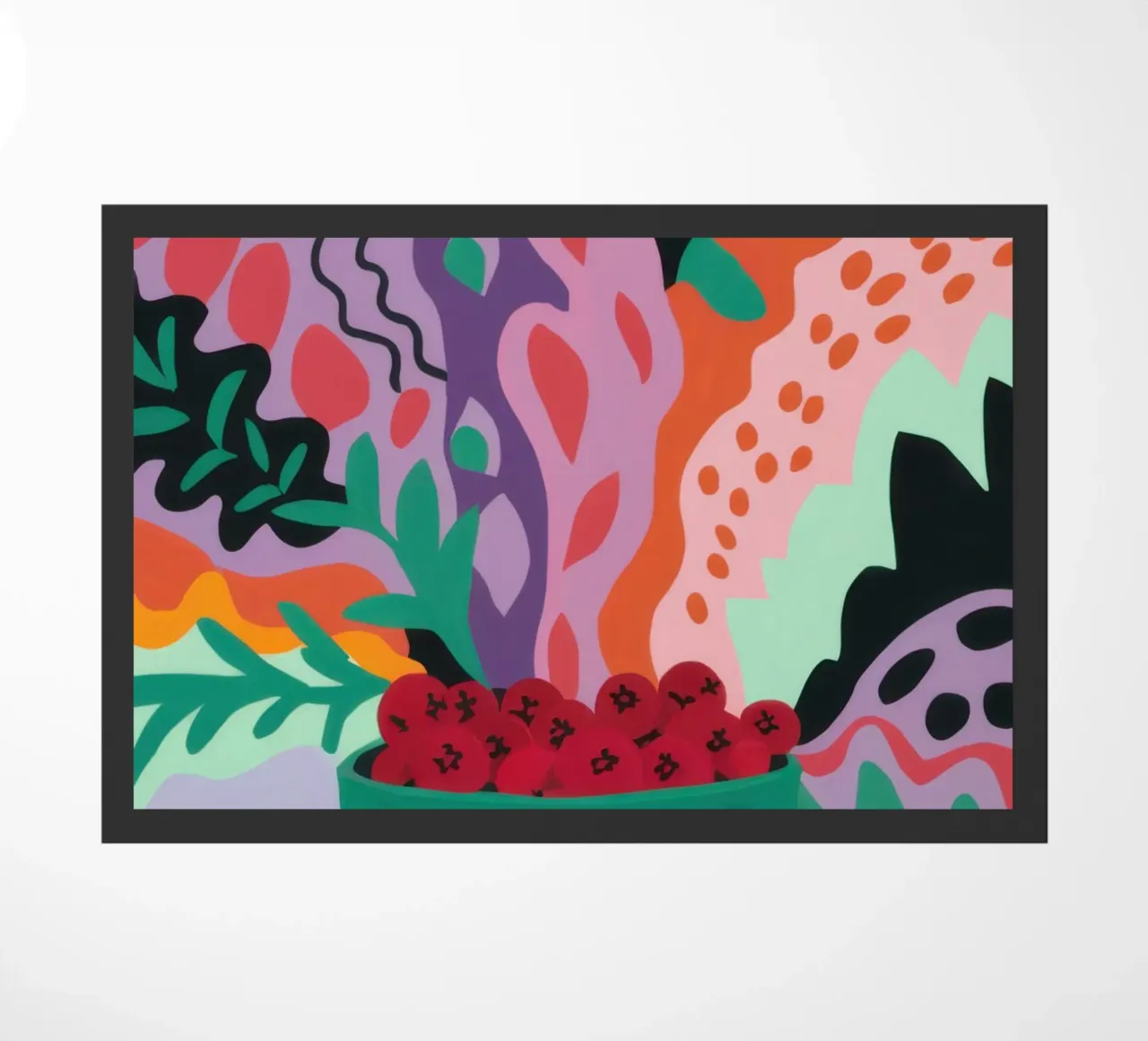 Patch di fragole astratte zerbino da Solace Light