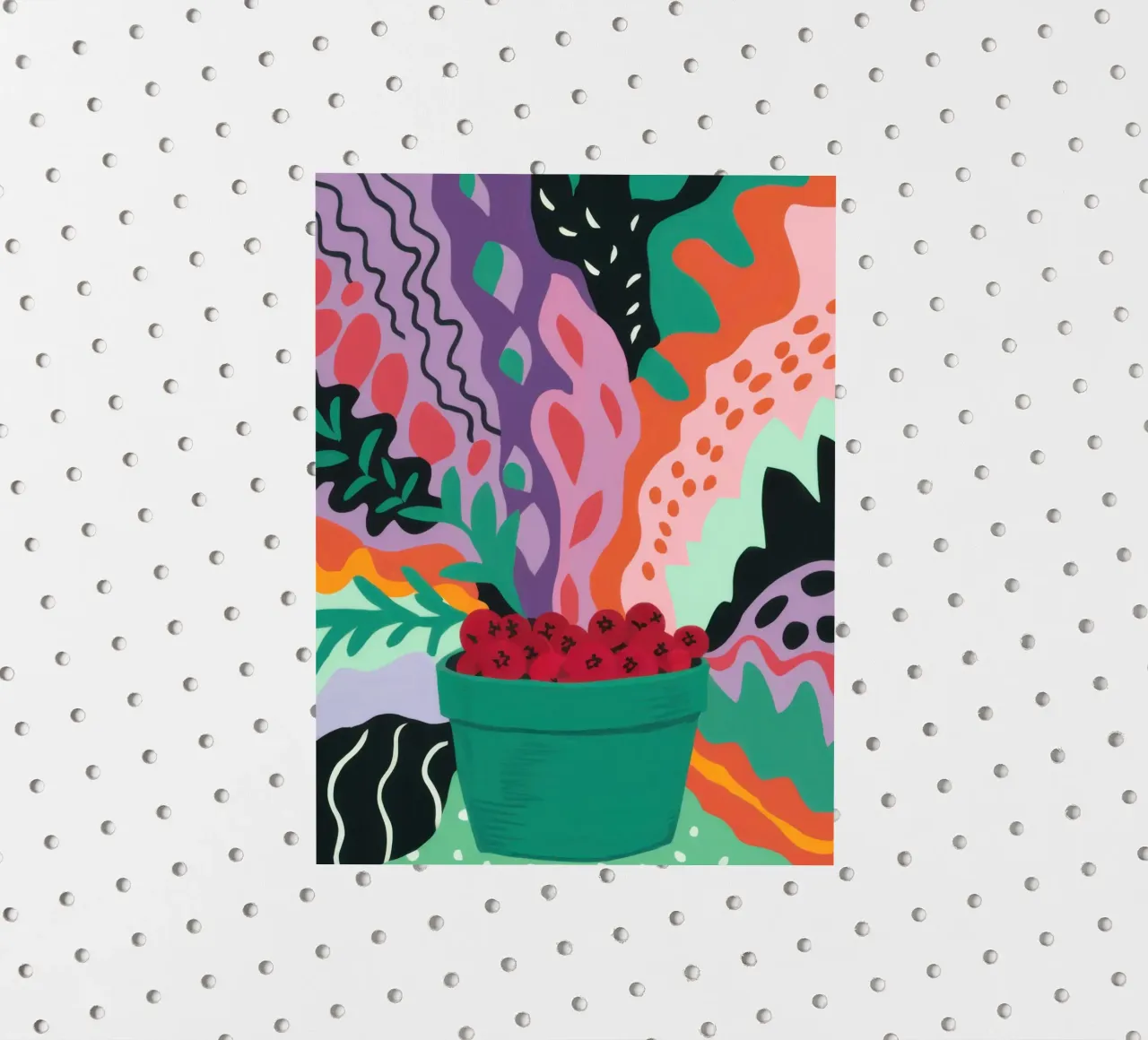 Patch di fragole astratte adesivo da Solace Light