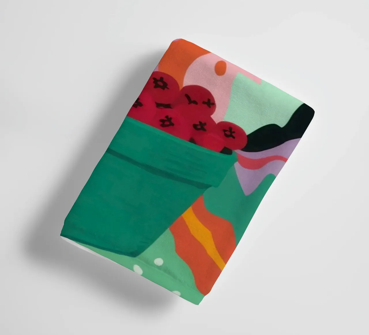 Patch di fragole astratte asciugamano da bagno da Solace Light