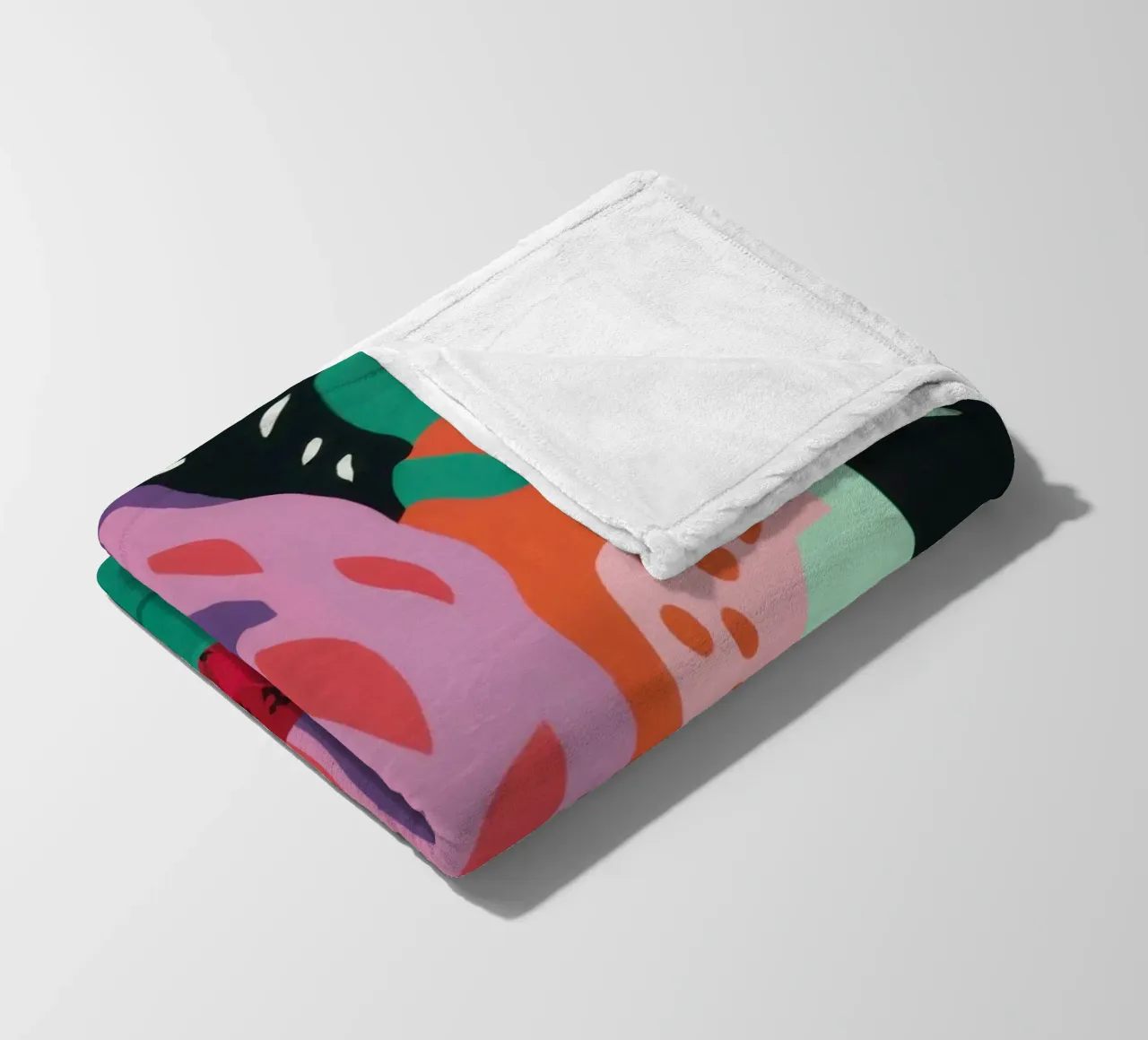 Patch di fragole astratte coperta in pile da Solace Light