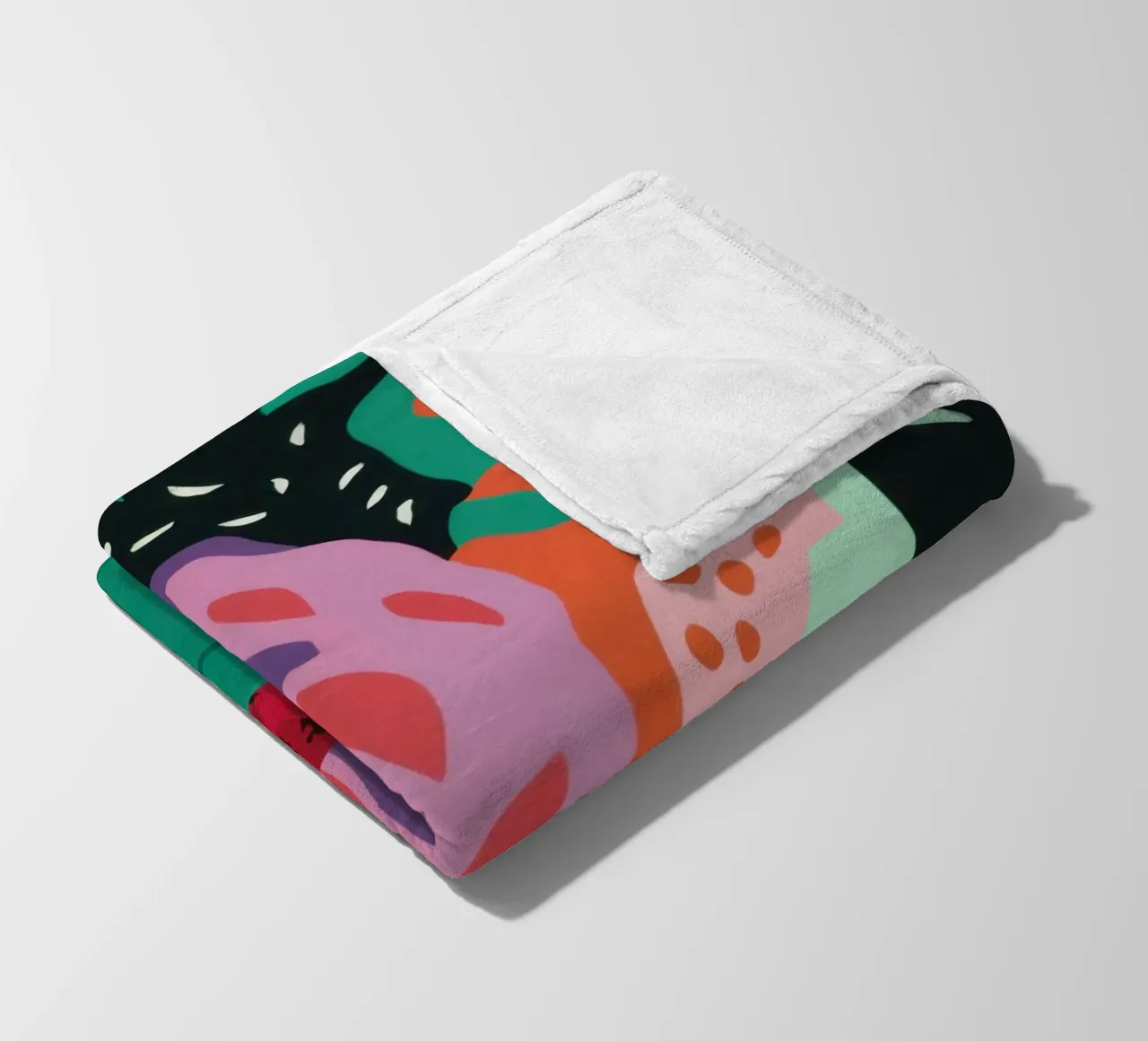 Patch di fragole astratte coperta in pile da Solace Light