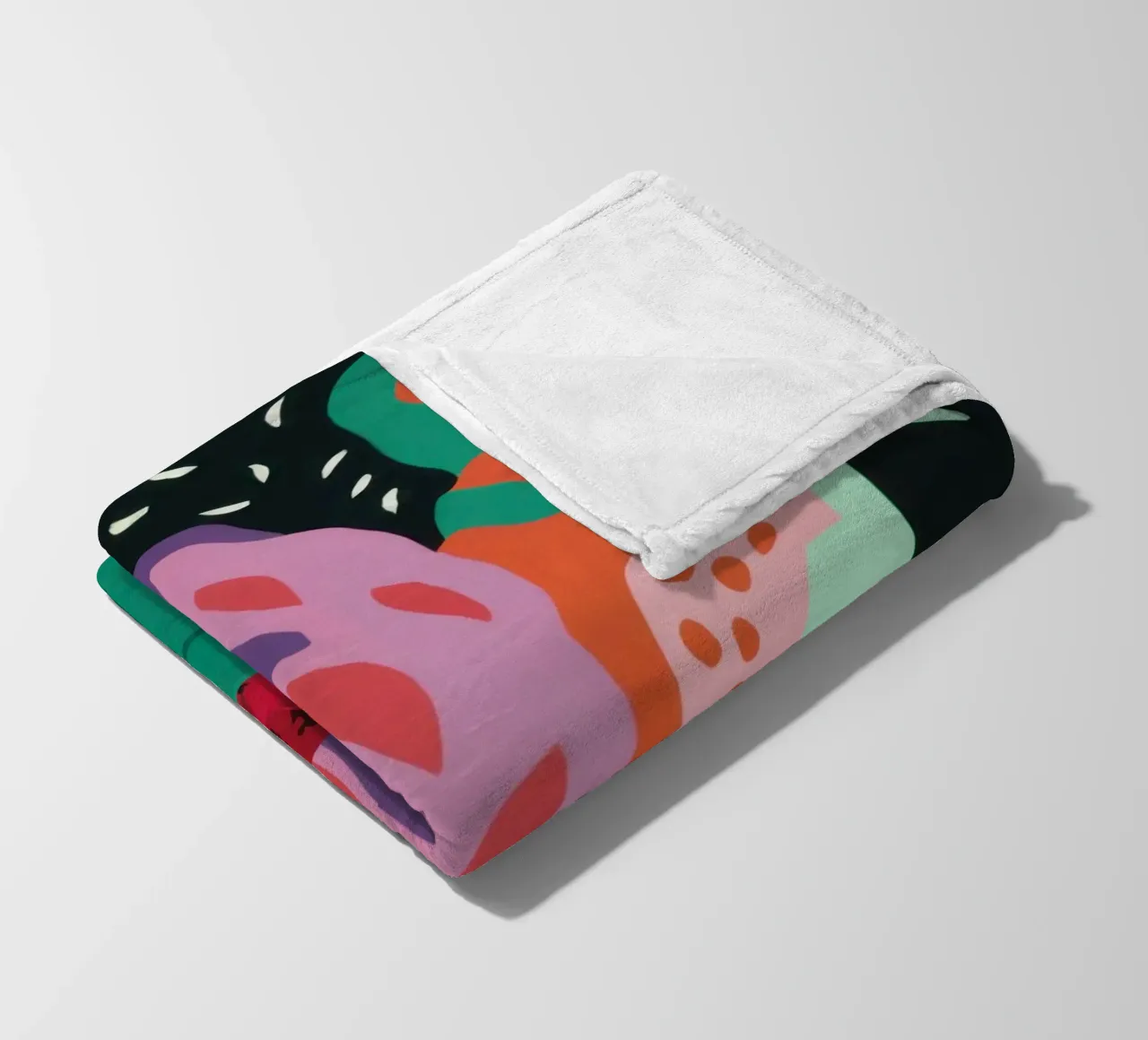 Patch di fragole astratte coperta in pile da Solace Light