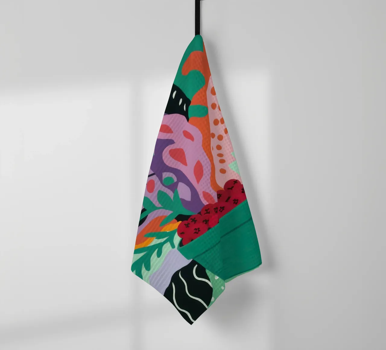 Patch di fragole astratte canovaccio da cucina da Solace Light