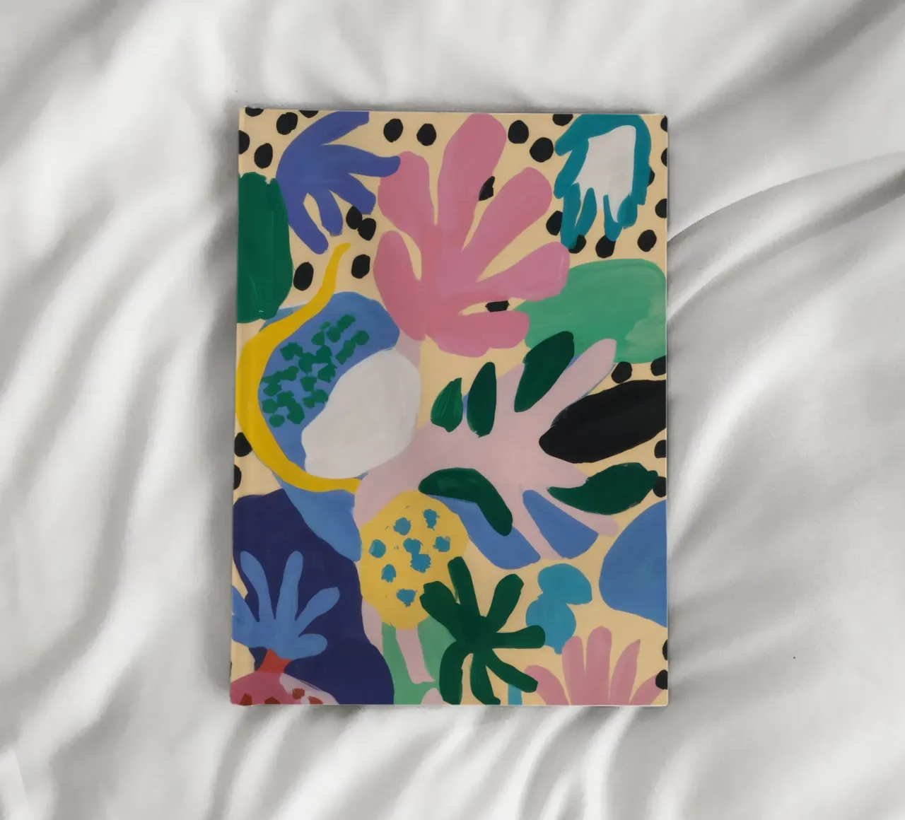 Fiore leopardato astratto diario da Solace Light