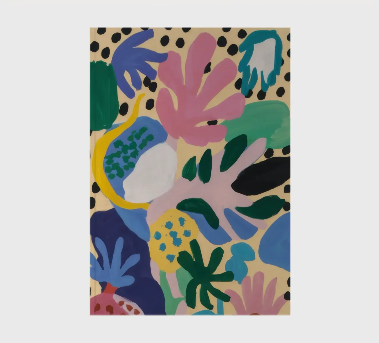 Abstract Leopard Bloom notebook by Solace Light