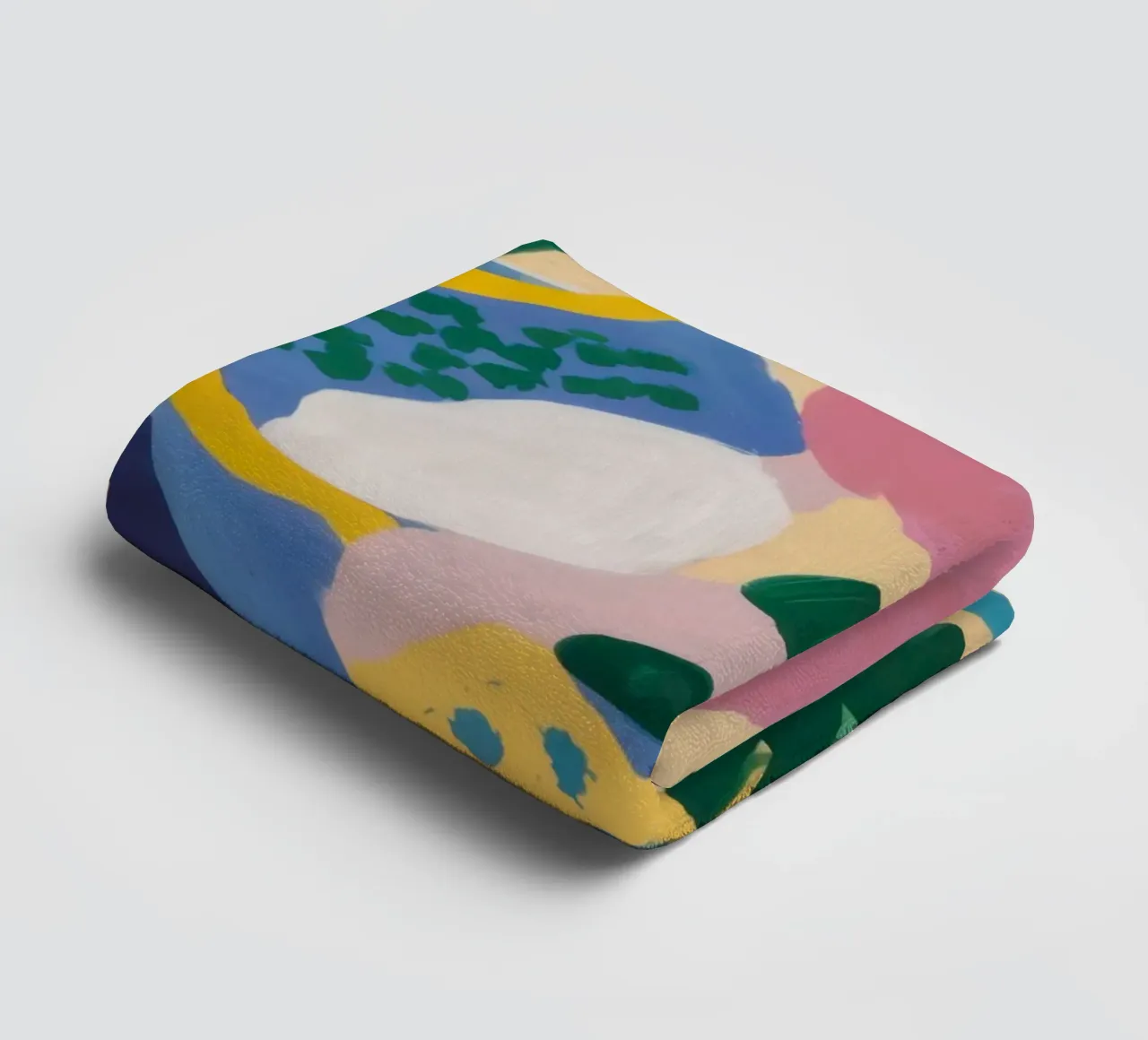 Abstract Leopard Bloom towel by Solace Light