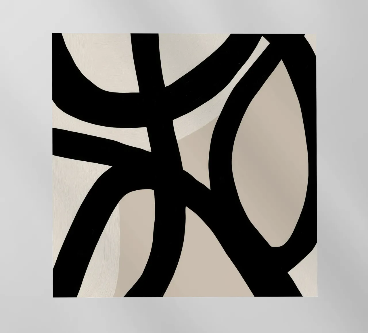 Collisione | Geometria gestuale in bianco e nero pellicola backlit da Autofocus