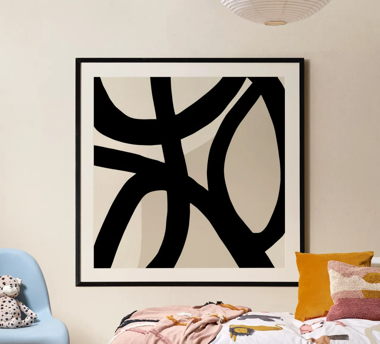 Collisione | Geometria gestuale in bianco e nero carta hahnemühle da Autofocus