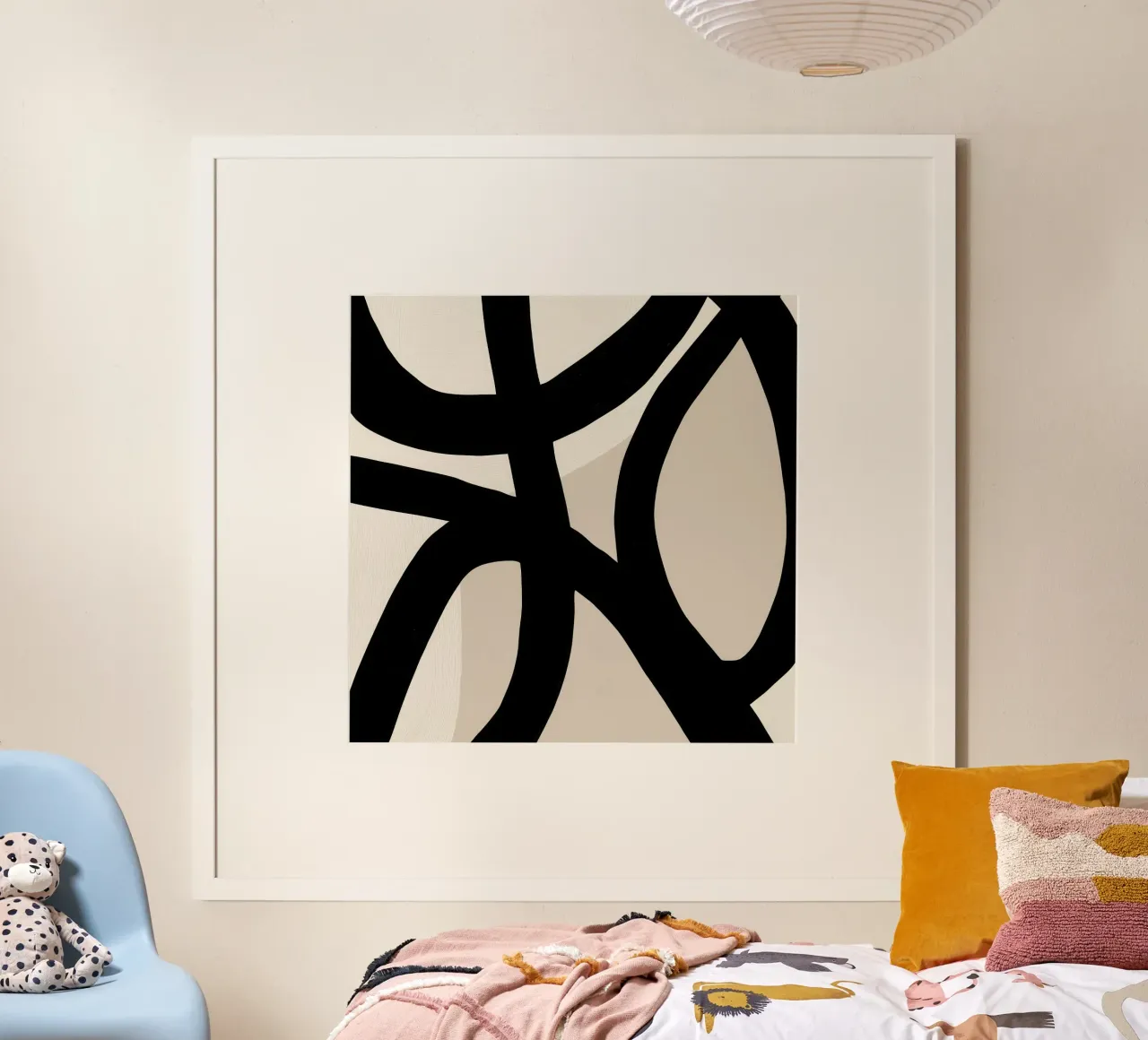 Collisione | Geometria gestuale in bianco e nero carta hahnemühle da Autofocus