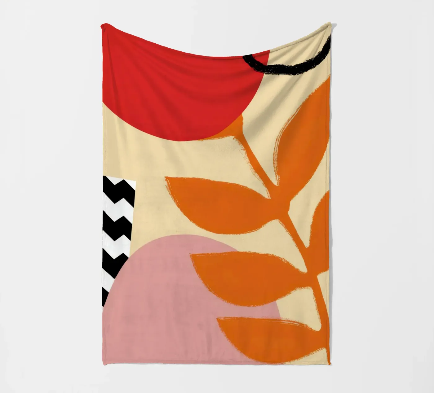 Bold Botanical Statement fleecedeken van Solace Light