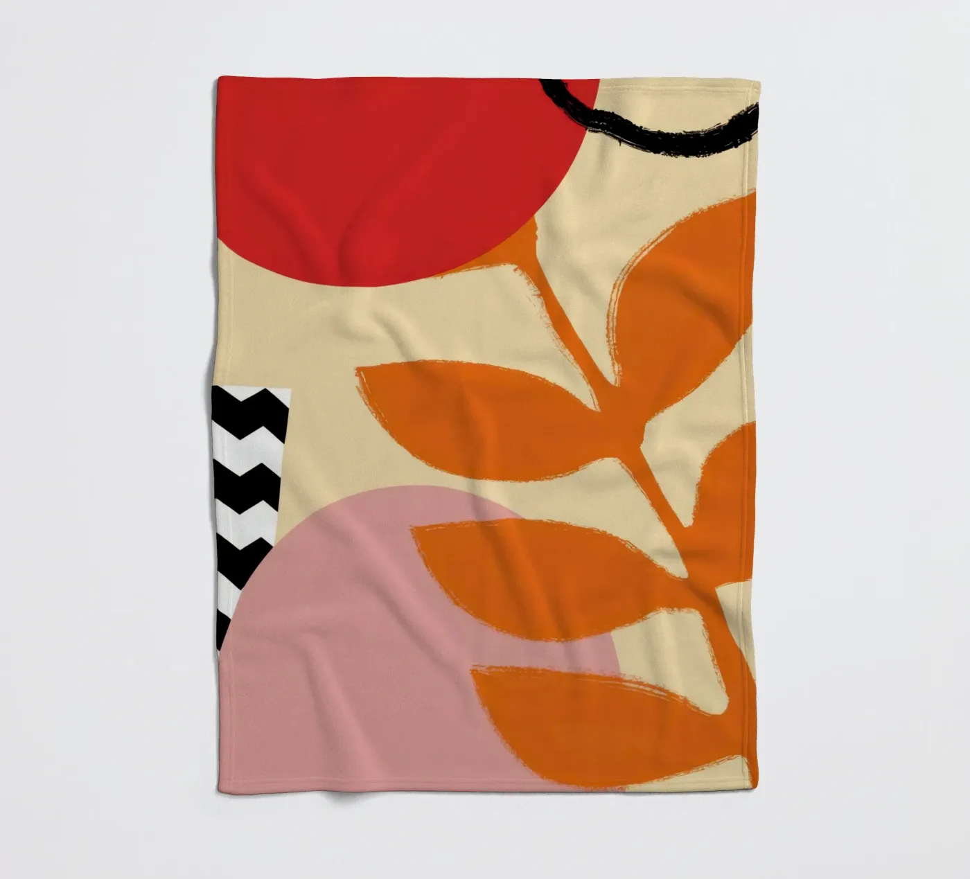 Bold Botanical Statement fleecedeken van Solace Light